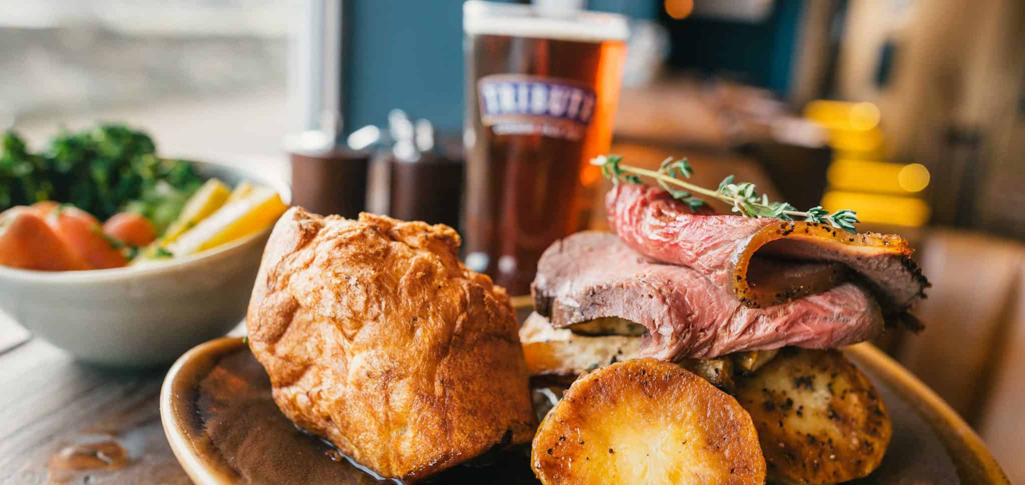 Sunday Roast Falmouth Sunday Lunch at The Working Boat Pub