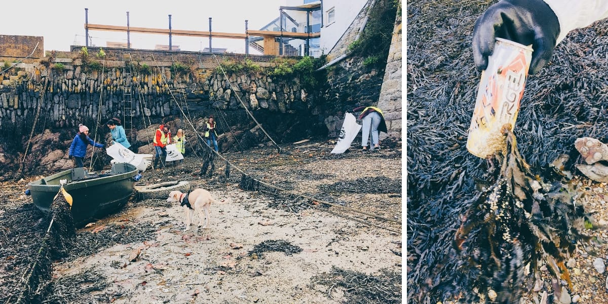 autumn-beach-clean-in-cornwall-greenbank-hotel