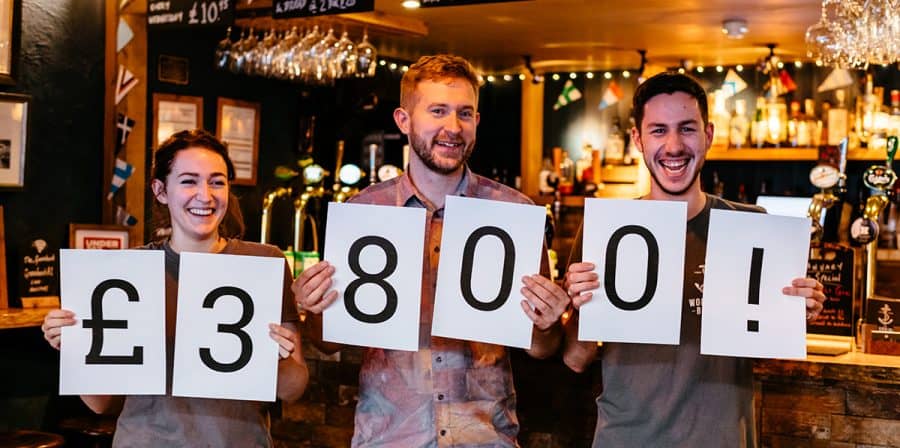 Nearly £4000 raised for charity thanks to pub quiz-goers