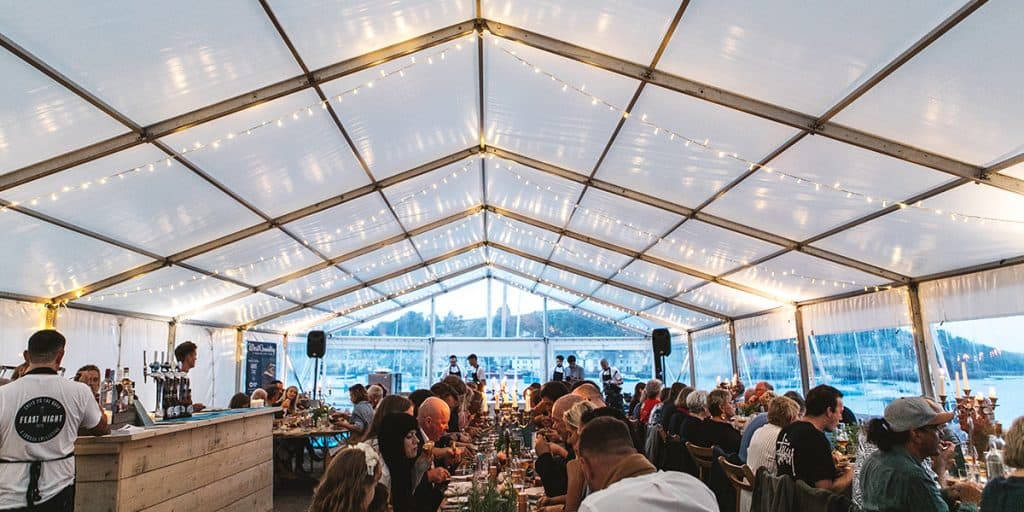 charity events in cornwall - chefs on the quay - the working boat