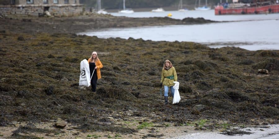 We did it again! Another fantastic beach clean in Falmouth