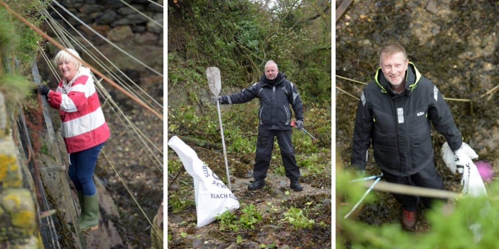 Beach Clean in Falmouth - The Working Boat and The Greenbank successful once more