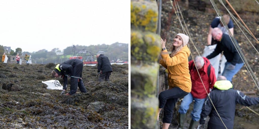 Beach Clean in Falmouth - The Working Boat and The Greenbank successful once more