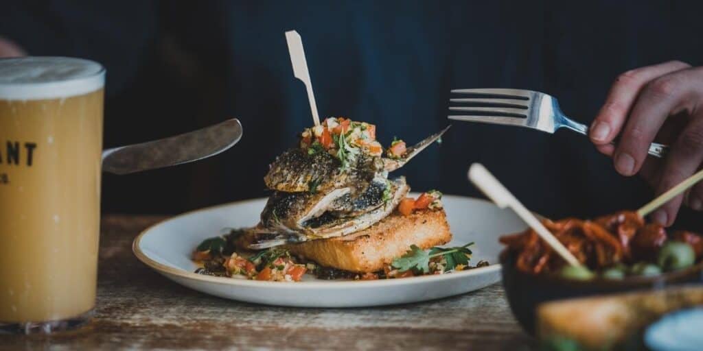 The-Working-Boat-Falmouth-Meet-Head-Chef-Adam-Brandreth-Seafood-Sardine-Stack-Verdant-Beer