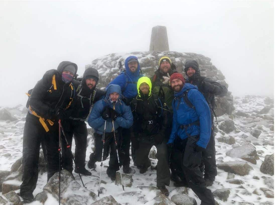 three peaks man down challenge