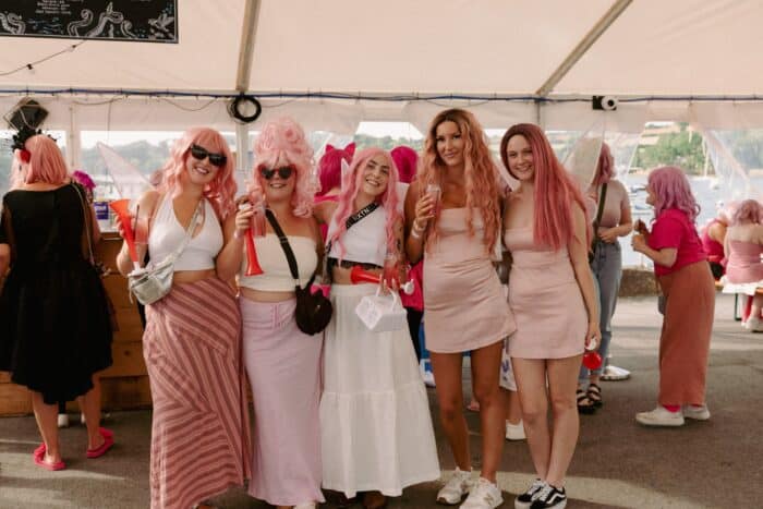 pink-wig-pre-party-falmouth-week-charity-donation