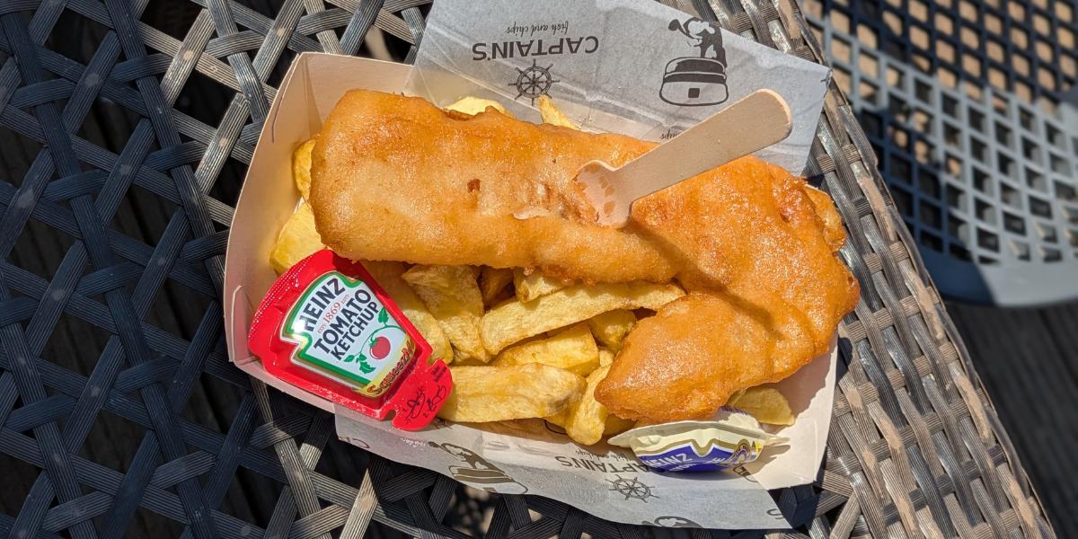 The Working Boat Cornish Summer Bucket List Fish and Chips
